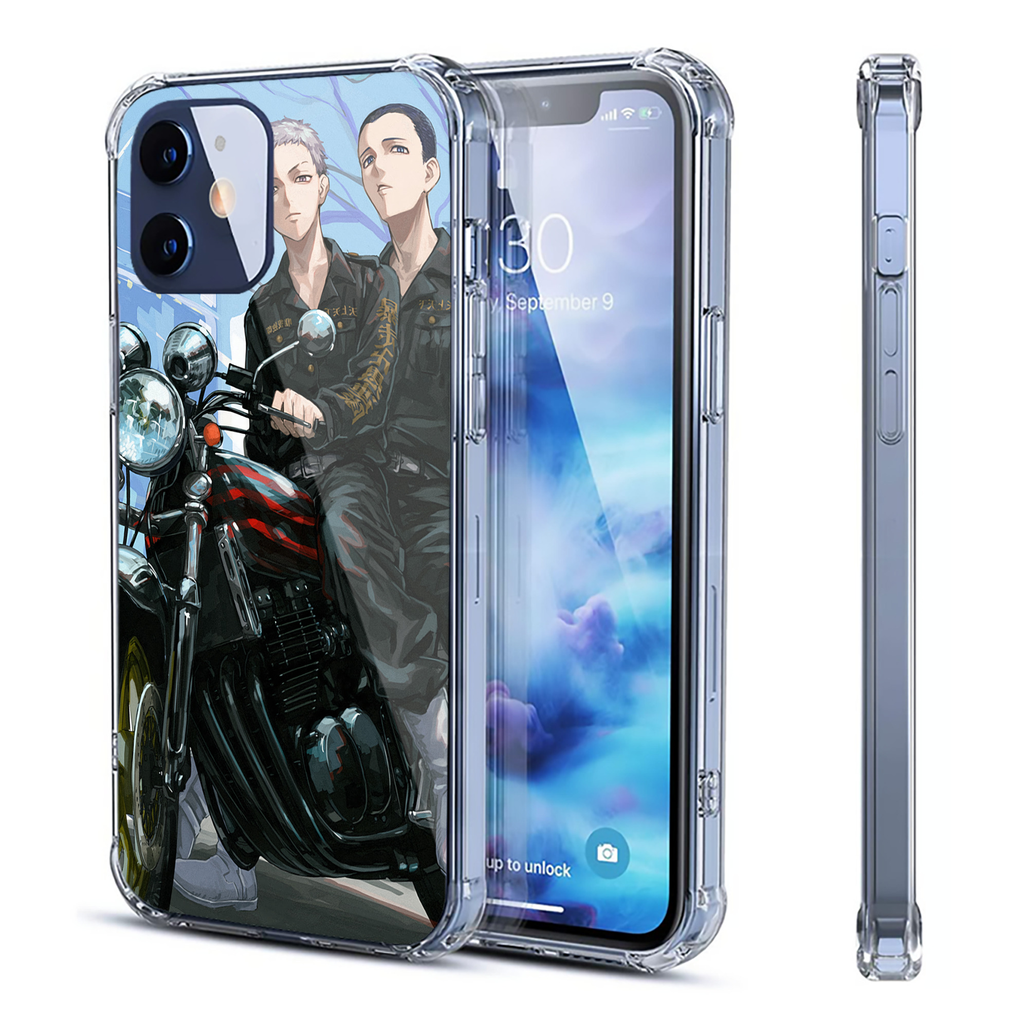 （画像用） 東京リベンジャーズ Tokyo Revengers 【iPhone 12シリーズ対応】透明スマホケース（クリアソフトケース）